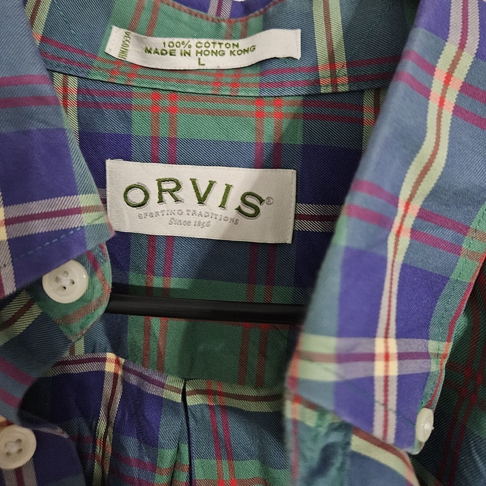 Orvis button down Large - Picture 2 of 4